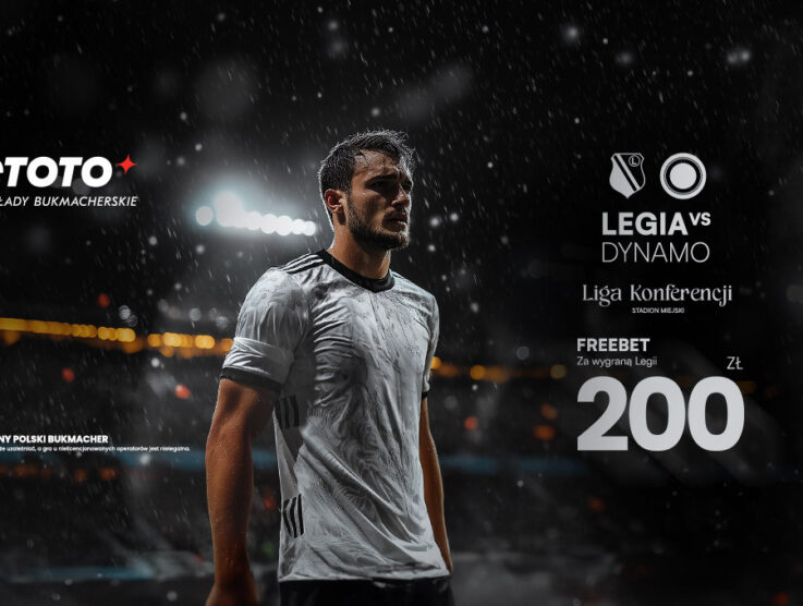 Legia Warszawa – Dinamo Mińsk: Mega Freebet 200 PLN w ETOTO